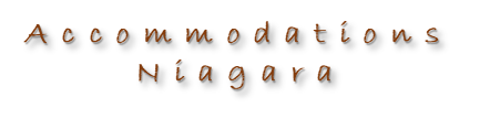 Accommodations Niagara